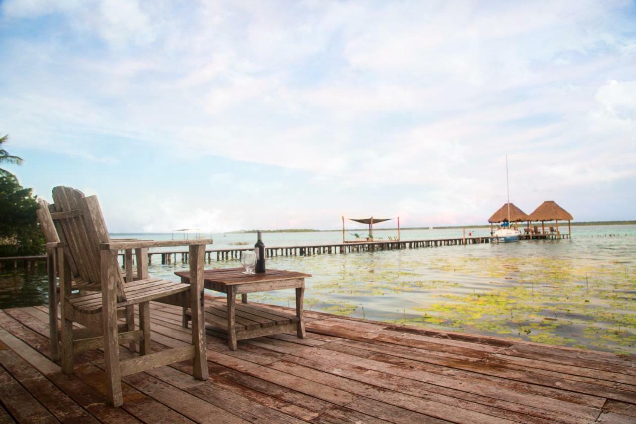 Lagoon Front Hut: Daily Cleaning, Bikes & Kayaks! Bacalar Exterior photo